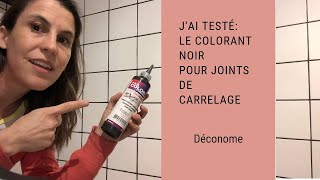 Jai testé dans ma douche le colorant noir pour joints de carrelage [upl. by Frederico]