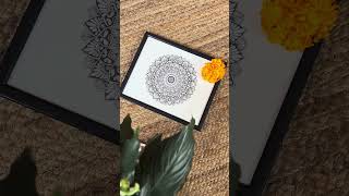 Handcrafted Mandala Art Frame [upl. by Evelc750]