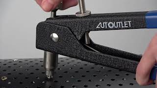 AUTOUTLET Professional Rivet Gun Pop Rivet Gun Kit [upl. by Rhiana419]