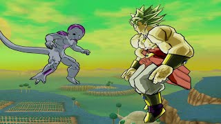 Broly VS Frieza CPU VS CPU  Dragon Ball Z Infinite World [upl. by Eiggem]