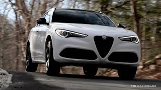 NEW 2022 Alfa Romeo Stelvio Ti Walk Around and Drive Review [upl. by Nollad9]