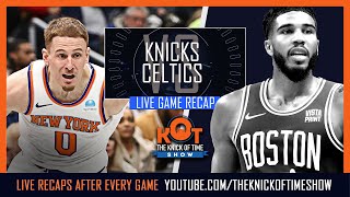 Knicks Vs Celtics Live Postgame [upl. by Godiva283]