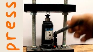 DIY 5 Ton Hydraulic Press [upl. by Kcirdderf904]