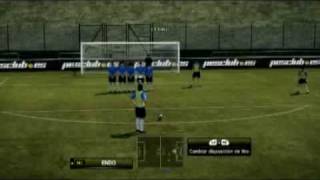 Tutorial Tiros Libres PES 2010 [upl. by Aleibarg]