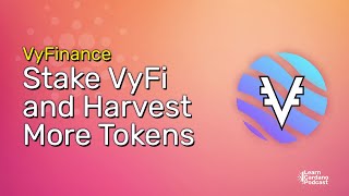 How to Stake VyFi amp Harvest More Tokens Passive Income on Cardano DeFi [upl. by Kauffmann947]