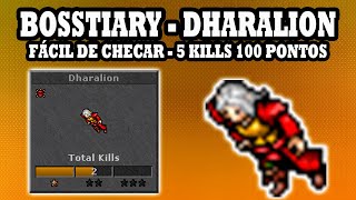 Tibia  Bosstiary Dharalion 5 kills 100 pontos [upl. by Reginauld181]