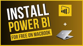 How install Power BI for Free on Macbook [upl. by Nasas]