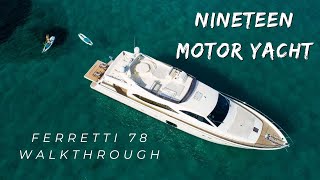 NINETEEN  🛥 Greece Luxury MOTOR YACHT Charter [upl. by Balling]