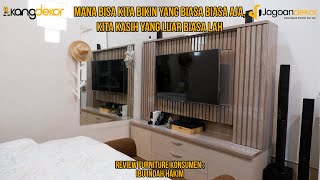 Backdrop TV Minimalis Decoration I Bikin Nyaman Keluarga Nonton Di Rumah [upl. by Ueik]