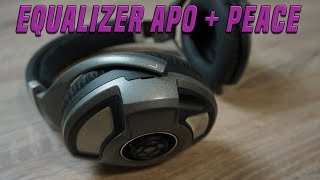 Improve the sound of your headphones  Equalizer APO  Peace Tutorial [upl. by Htebzil65]