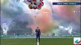 Andrea Bocelli canta Nessun Dorma en la inauguración de la Eurocopa 2020 Italia vs Turquía [upl. by Nueoht]