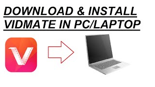 How to Download or install Vidmate in PCLaptop for Free [upl. by Cliff]