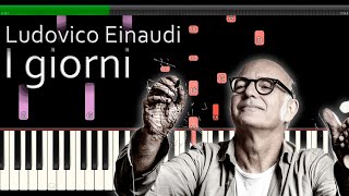 Ludovico Einaudi  I giorni  FREE midi file  Piano tutorial [upl. by Lebasy664]