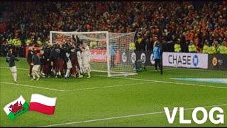 INSANE PLAYOFF HEARTBREAK amp DRAMA AS POLAND QUALIFY ON PENALTIES 😭😱 WALES V POLAND VLOG [upl. by Notac]