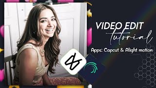 Video Edit tutorial  capcut amp Alight motion  VM tutorial for fanpages [upl. by Yecnuahc]