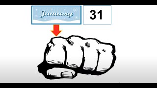 Knuckle Method to Remember Days in Each Month  Easy Memory Trick [upl. by Lachlan877]