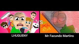 ♪ BALDIS BASICS THE MUSICAL  Animated Parody Song LHUGUENY vs Mr Facundo Martins [upl. by Aramen927]