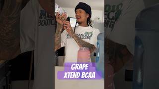 GRAPE XTEND BCAA REVIEW workout training bcaa intraworkout supplement [upl. by Resiak]