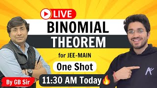 Binomial Theorem  One Shot  By GB Sir [upl. by Leizo488]