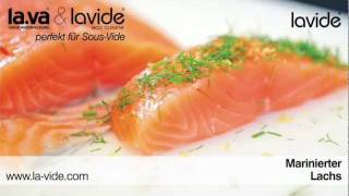 Sous Vide Rezeptidee  Lachsfilet Vakuumgaren mit Lavide [upl. by Walli]