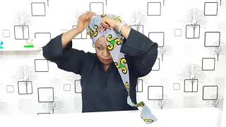 HOW TO TIE BONNET HEAD WRAP [upl. by Acyre888]