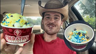 Cold Stone and Sweet Frog Minions Ice Cream Review [upl. by Nomde]