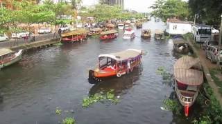 KERALA TOURISM  Alleppey backwaters attractions  Houseboats Shikkara boats Motor boats [upl. by Yahsat]