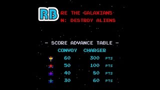 1980 60fps Galaxian Part 4 DEMO [upl. by Etnoid506]