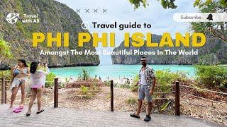 Phi Phi Island Tour from Phuket Thailand  Full travel cost food and details  Complete guide [upl. by Conlin]