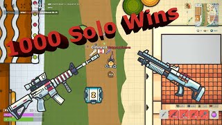 Zombs Royale  1000 Wins In Solo [upl. by Aicenet]