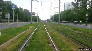 Dresden Tram Straßenbahn Linie 1 Leutewitz  Prohlis Rundfahrt [upl. by Nike]