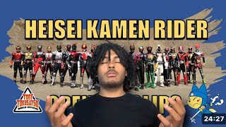 NEW Anime Fan Reacts To KAMEN RIDER All Opening Clips [upl. by Airamalegna]