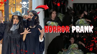 Horror prank with Iqra and Areeb  Most funny horror prank  Rabia Faisal  Sistrology [upl. by Dnaltruoc]