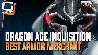 Dragon Age Inquisition  Best Armor Schematics Merchant [upl. by Sew487]