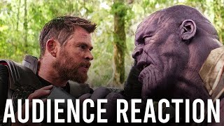 Thor vs Thanos  Avengers  Infinity War Audience Reaction [upl. by Obeded51]