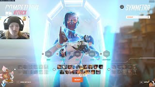 TOP 500 SYMMETRA MAIN HARMONY SYMMETRA GAMEPLAY OVERWATCH 2 SEASON 8 [upl. by Naquin383]