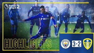 Highlights Manchester City U23 32 Leeds United U23  Greenwood scores double  Premier League 2 [upl. by Casavant]