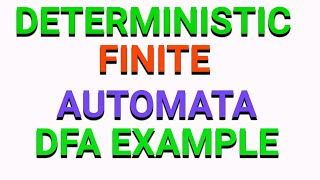 Deterministic finite Automata Example 3 Solution DFA Examples solution [upl. by Finah649]