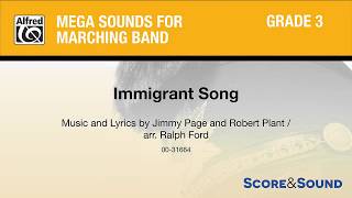 Immigrant Song arr Ralph Ford – Score amp Sound [upl. by Ennaegroeg258]