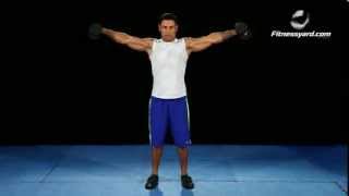 Shoulder Exercises  Dumbbell Lateral Raise [upl. by Marnie]