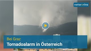 Tornado in Graz  Eggenberg [upl. by Dennis872]