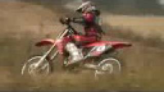 quotYoung gunquot tests Honda CRF250 [upl. by Anelat791]