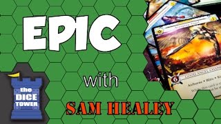 Epic Card Game review  with Sam Healey [upl. by Alaehs996]