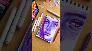 Welke kleur volgende keer 💜 creatief onecolorchallenge art maakmetmei [upl. by Nilde917]