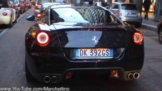 Ferrari 599 GTB Exhaust Sound Revving [upl. by Jovitah]