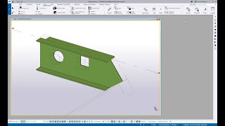 Tekla Structures Basics  Working with Different Types of Cuts [upl. by Arbe]