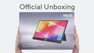 Official Unboxing  ZenScreen Touch MB16AHT [upl. by Vinita]