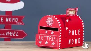 DIY  boîte aux lettres Père Noël  Truffaut [upl. by Eelsnia]