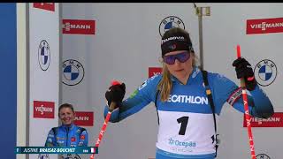 Otepaeae Womens Sprint  202122 Biathlon World Cup [upl. by Dorraj607]