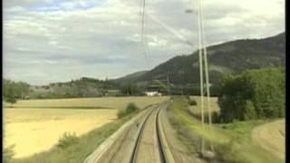 Trains Norway Oslo to Honefoss CabRide dTV SVCD [upl. by Kamp]